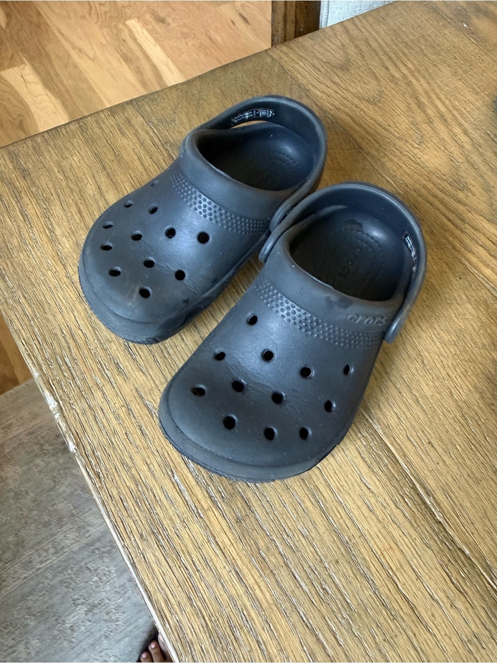 CROCS Kids Black Classic Clogs